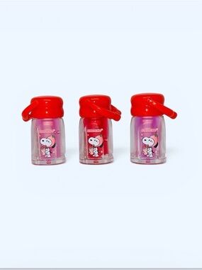 NWOT Snoopy 3pc Lip Gloss Set